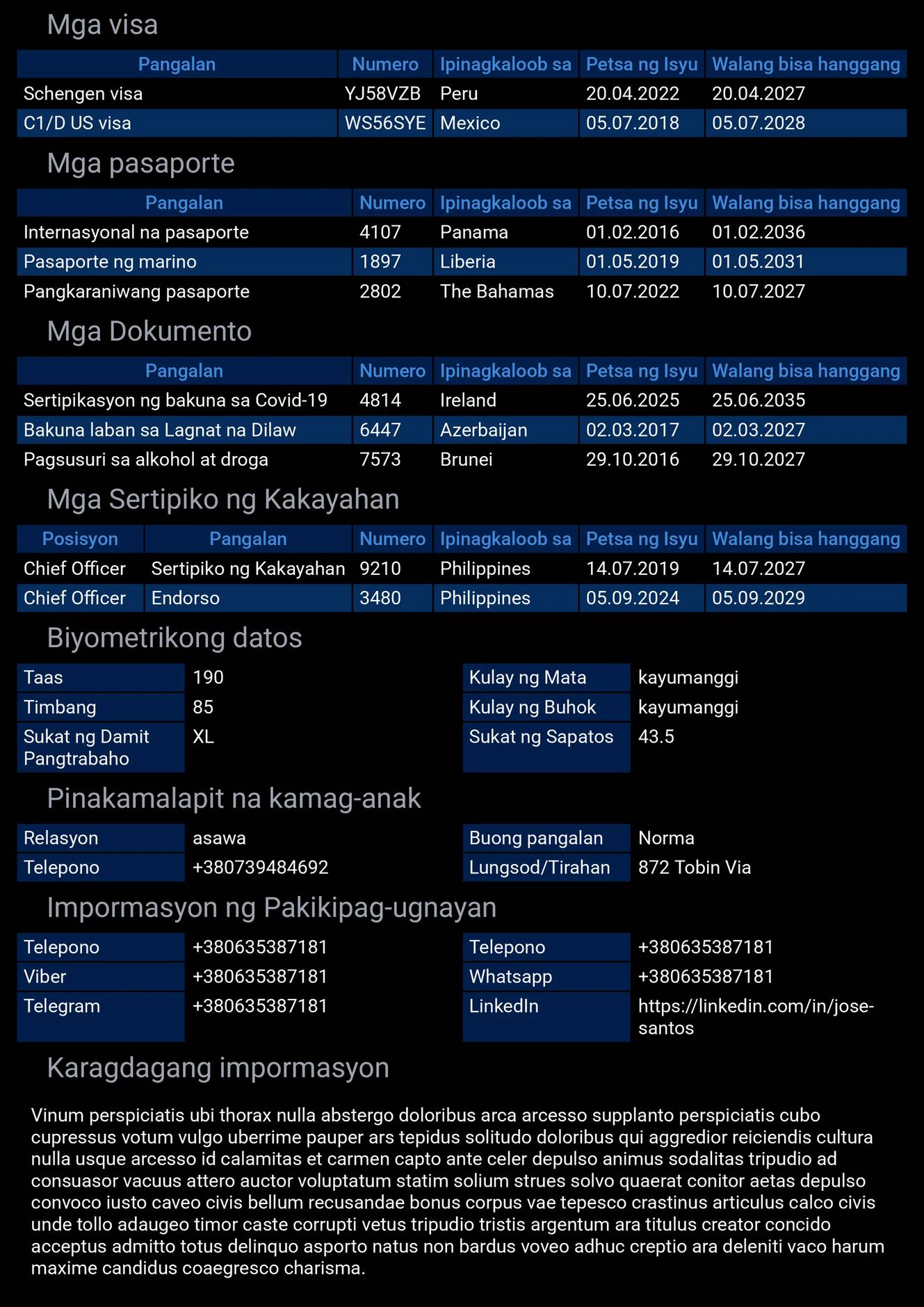 Marino Form sa mobile