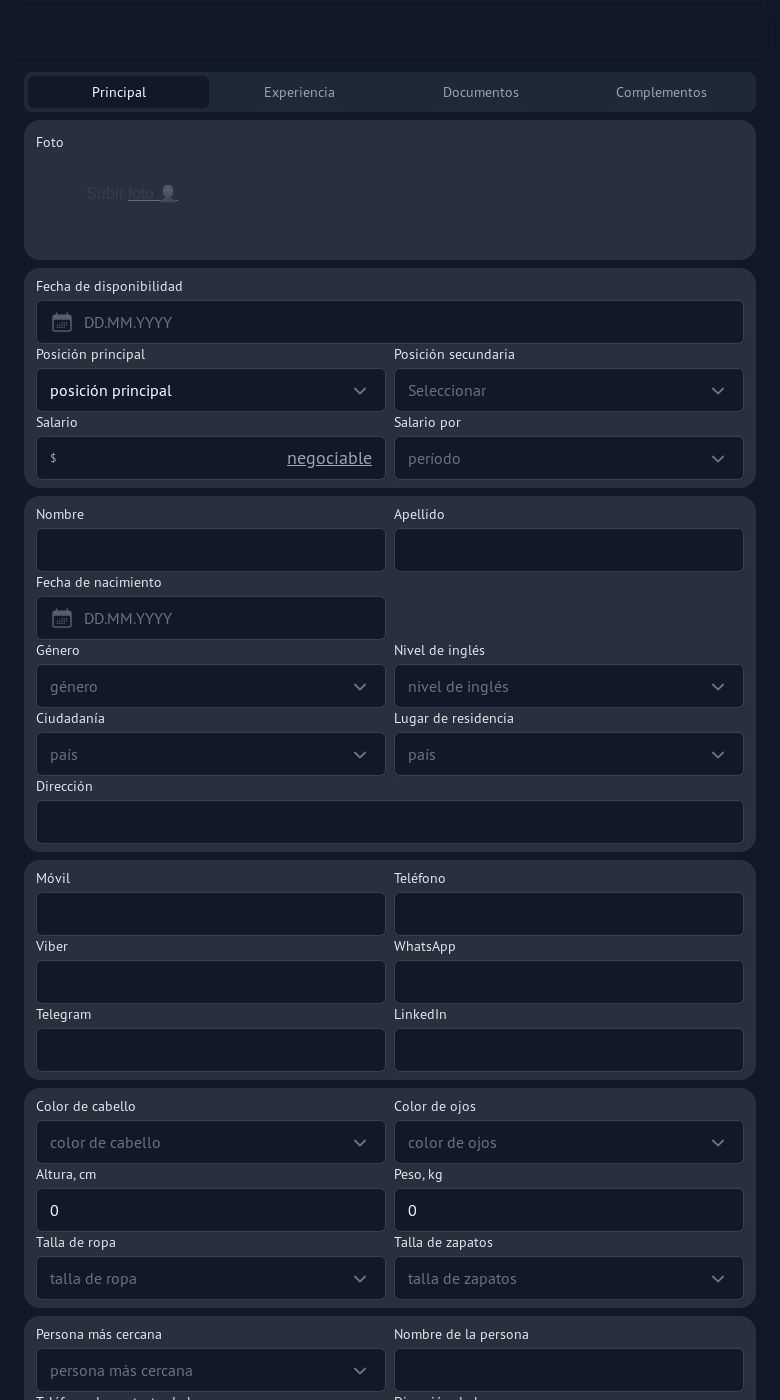 Word o formulario en línea