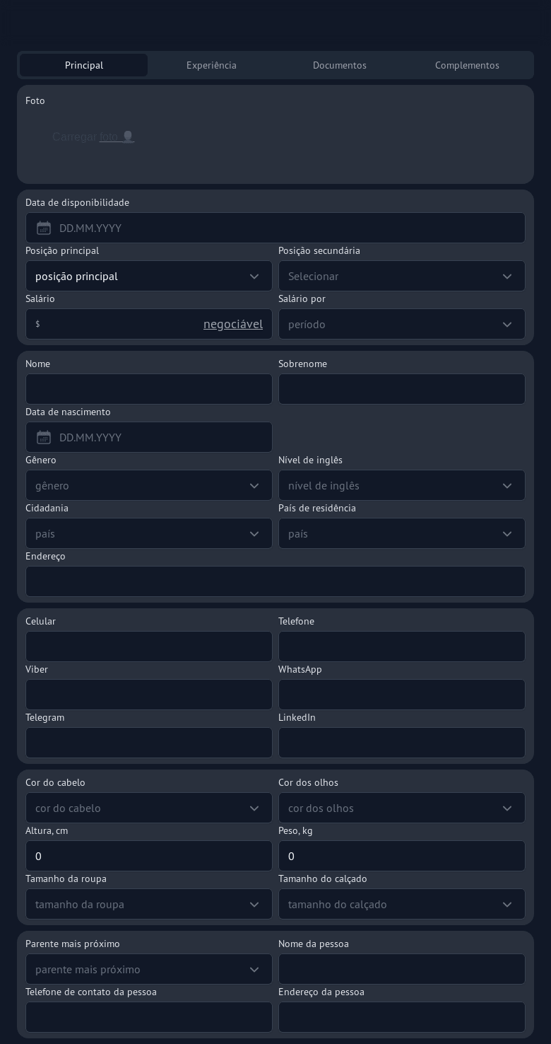 Word ou currículo online