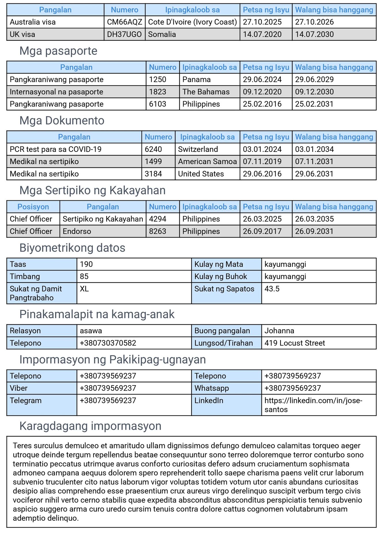 Marino Form sa mobile