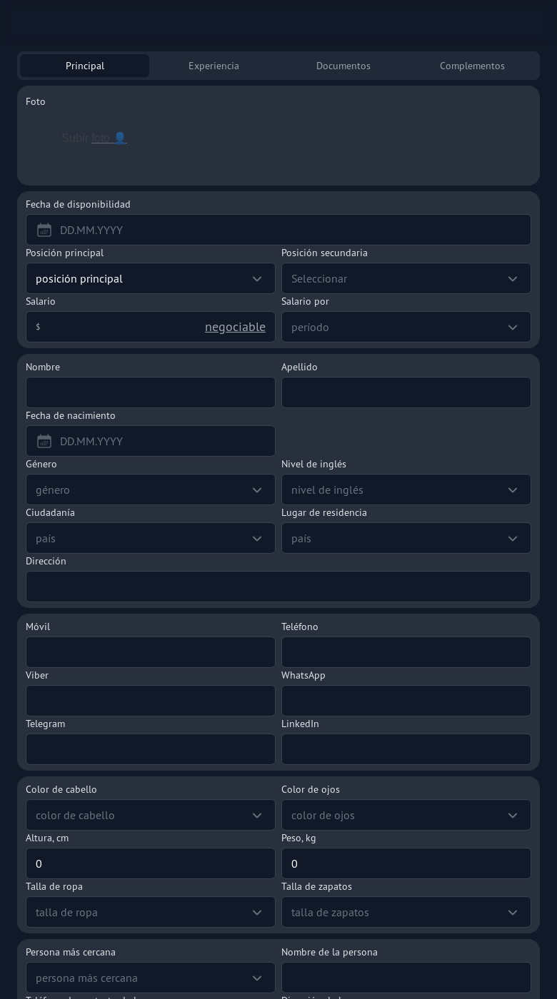 Word o formulario en línea