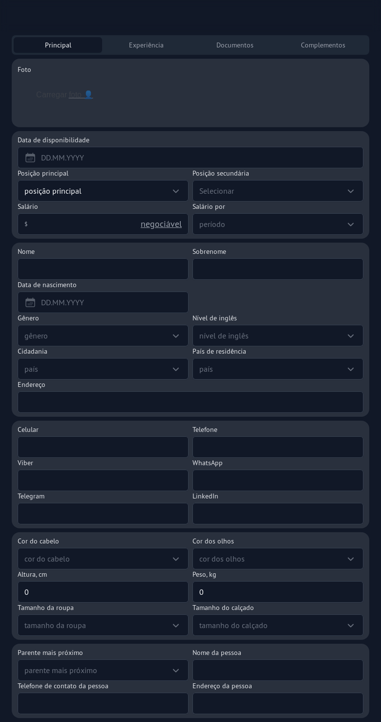 Word ou currículo online