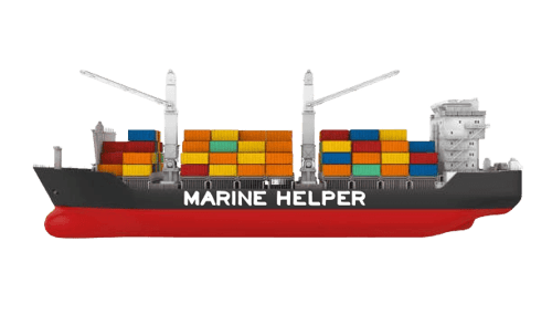 Marine Helper Ship Boat Logo